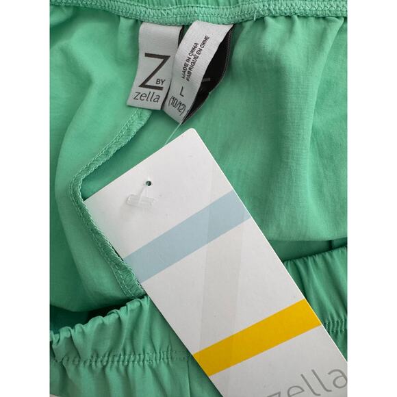 NEW Z By ZELLA Kids Green Elastic Waist Flat Front Jogger Pants Size L - Picture 3 of 5